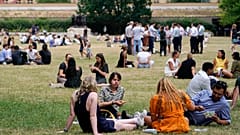 Picnic cerca del Parlamento británico