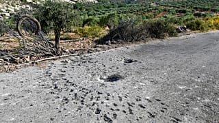 Ein Bild von dem Ort an dem Maher al-Agal getötet wurde