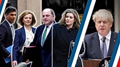 Les principaux candidats à la succession de Boris Johnson : 