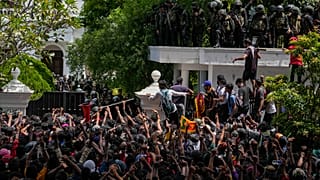 Manifestaciones en Sri Lanka