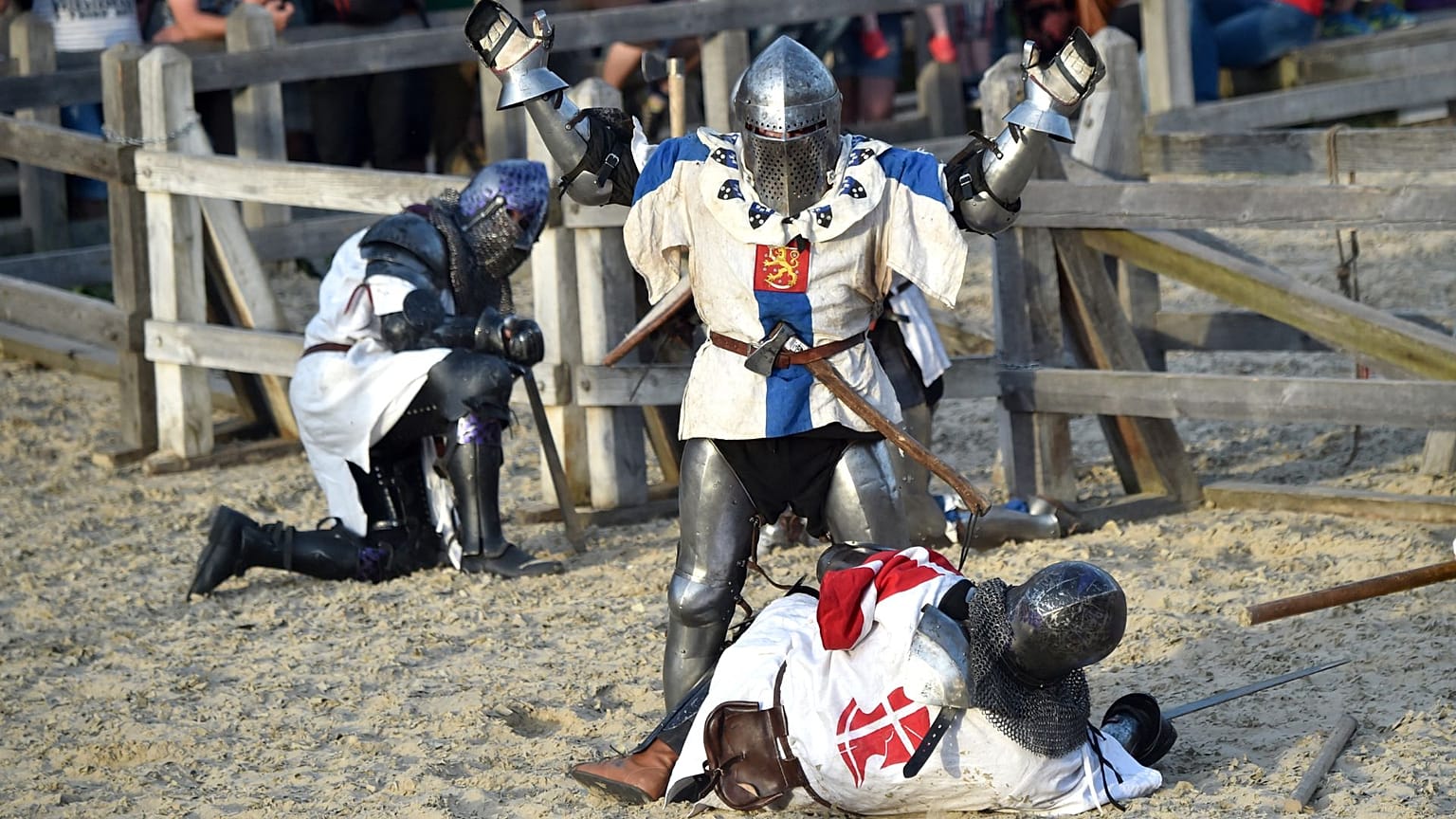 Would you dare to try out this extremely violent medieval combat sport? 