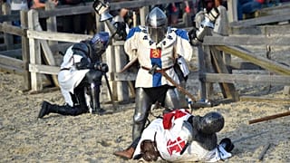 Would you dare to try out this extremely violent medieval combat sport? 