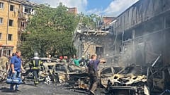 Последствия ракетного удара по Виннице, 14 июля 2022 года