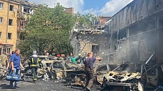 Последствия ракетного удара по Виннице, 14 июля 2022 года