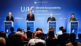 La conférence internationale sur les crimes de guerre en Ukraine