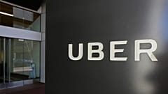 An exterior view of the headquarters of Uber in San Francisco.