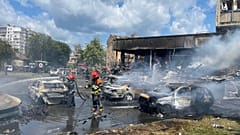 Последствия ракетного удара по Виннице 14 июля 2022