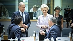 Orbán Viktor vezető uniós politikusokkal Brüsszelben 