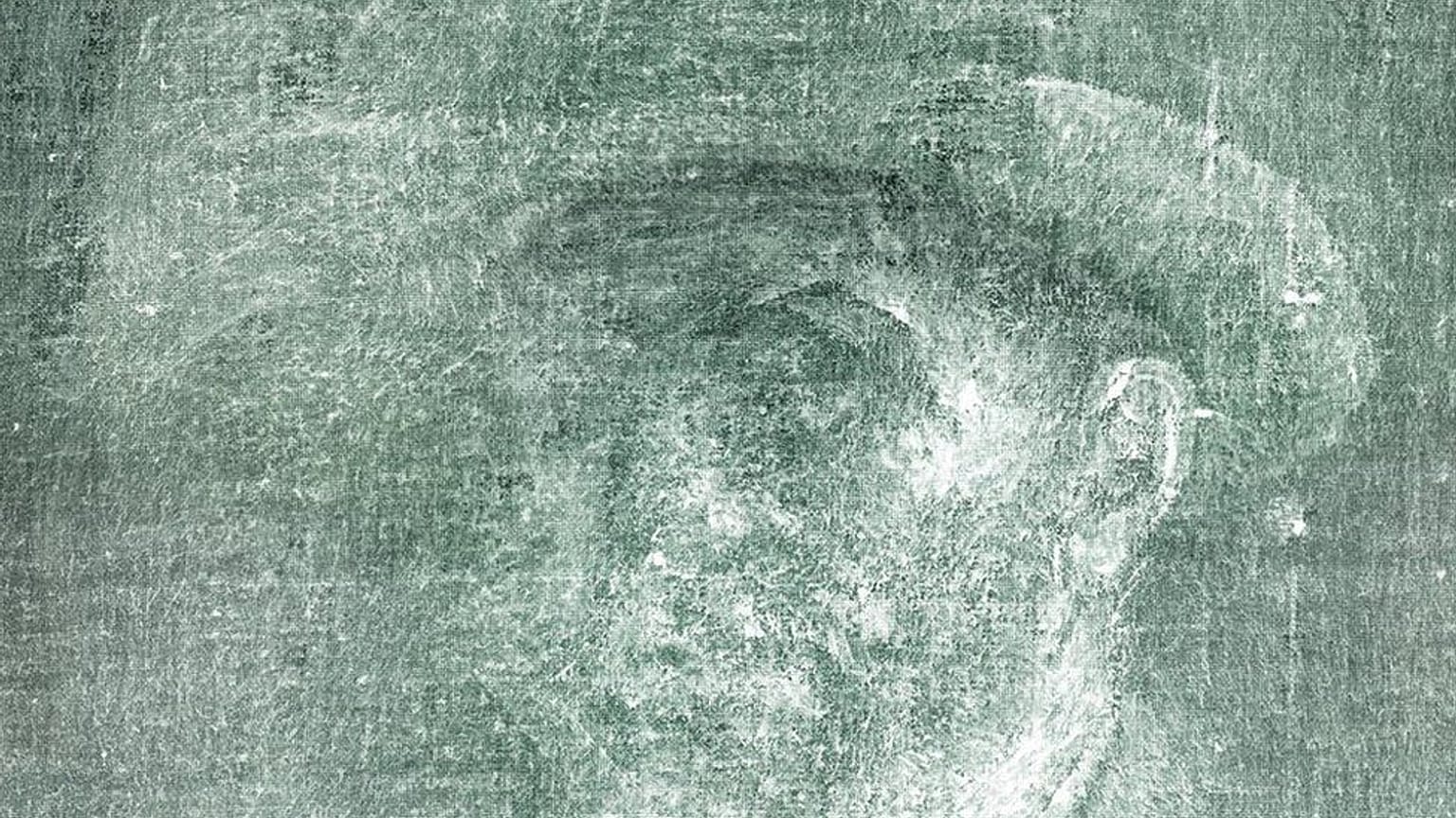 X-rays show the Dutch artist’s face with a hat and neckerchief