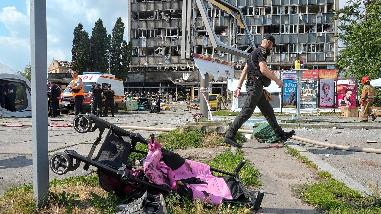 Hauptziel der Attacke war eine Art Freizeitzentrum für ukrainische Streitkräfte