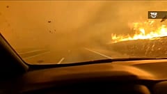 Las llamas llegaban hasta las carreteras portuguesas