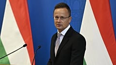Szijjártó Péter külgazdasági és külügyminiszter egy budapesti sajtótájékoztatón