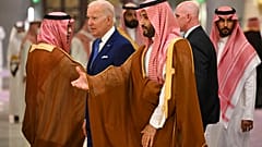 Biden e MBS na Arábia Saudita