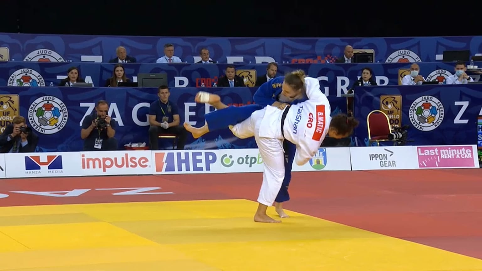 Croatia's Barbara Matic in action