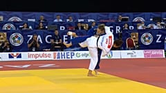 Croatia's Barbara Matic in action