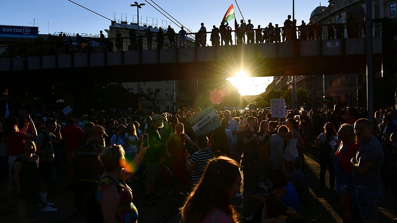 Manifestazioni a Budapest