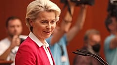 FILE - European Commission President Ursula von der Leyen, Thursday, 14 July, 2022. 