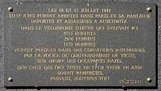 Gedenktafel der Opfer von Vel d'Hiv