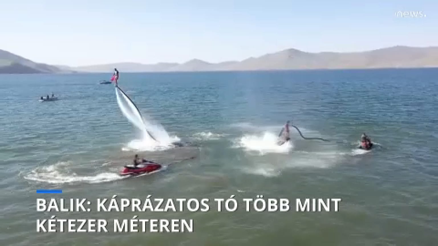 A törökországi Balik-tó 2022 nyarán