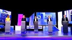 Εικόνα από το debate των υποψήφιων για τη διαδοχή του Μπόρις Τζόνσον