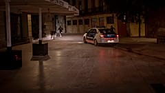 سيارة شرطة في مدينة برشلونة - أرشيف