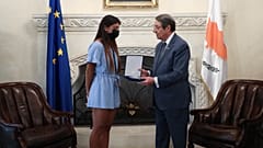 Ο Πρόεδρος Αναστασιάδης με την Ε.Παναγιώτου