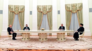 دیدار ابراهیم رئیسی با ولادیمیر پوتین در مسکو