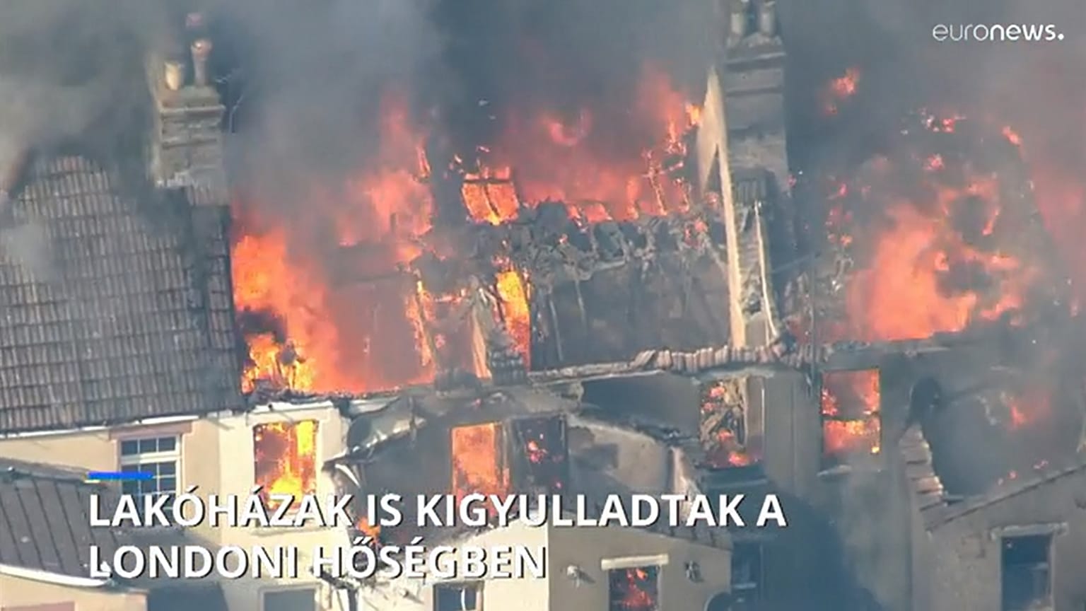 Lakóházak is kigyulladtak a londoni hőségben