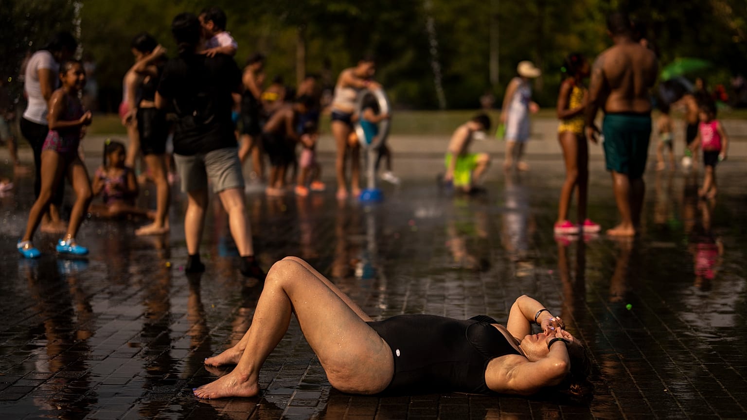 Parc Madrid Rio à Madrid, en Espagne, mercredi 13 juillet 2022.