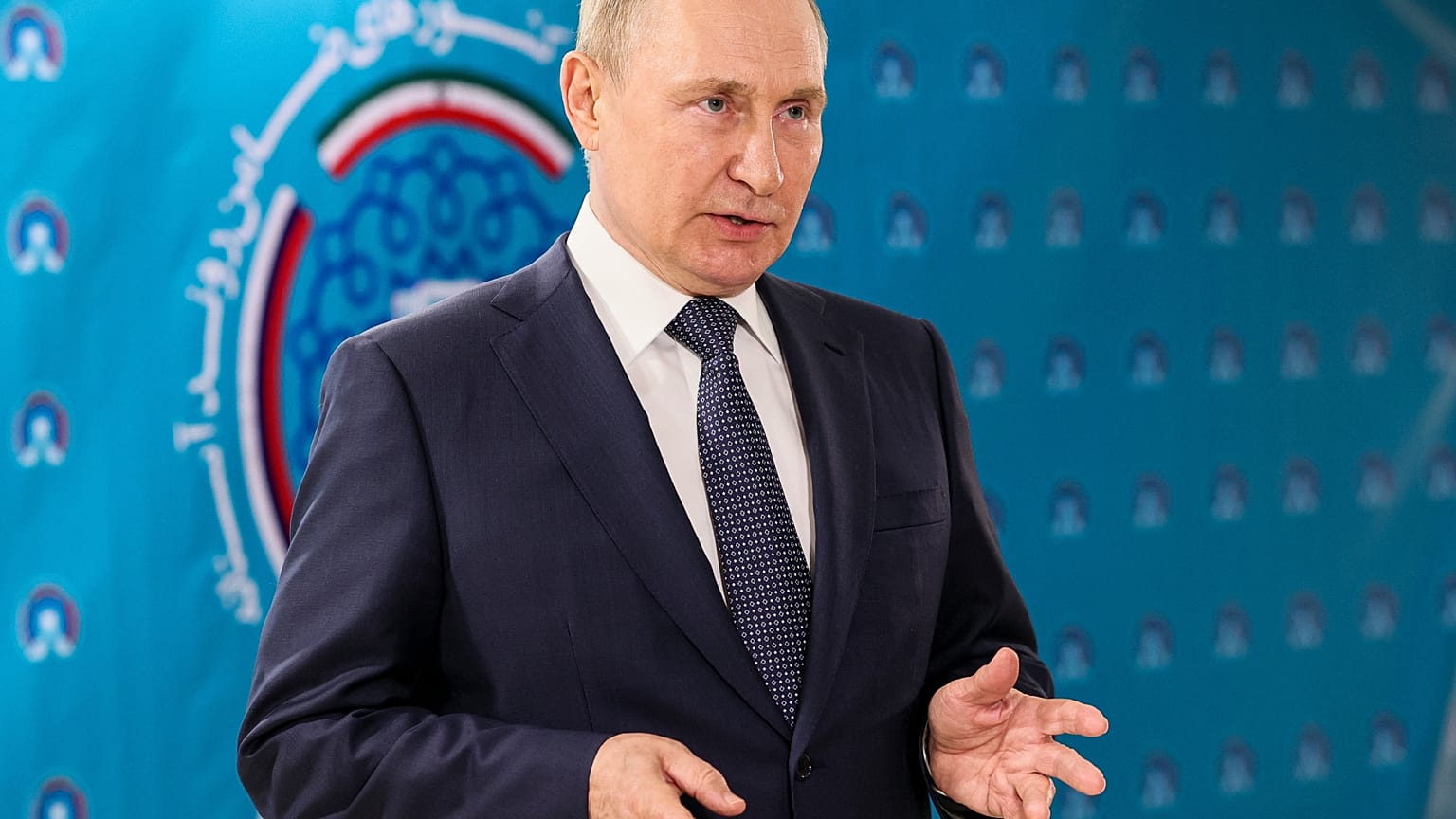 Выход к прессе Владимира Путина, Тегеран, 19 июля 2022 года
