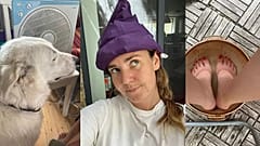 Ventilatoren, Auberginen-Hüte und Fußbäder sind die besten Helfer bei einer Hitzewelle.