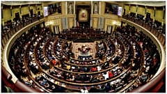 صورة من الارشيف- البرلمان الإسباني في مدريد، إسبانيا.