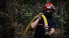 Feuerwehrmann im französischen Département Gironde