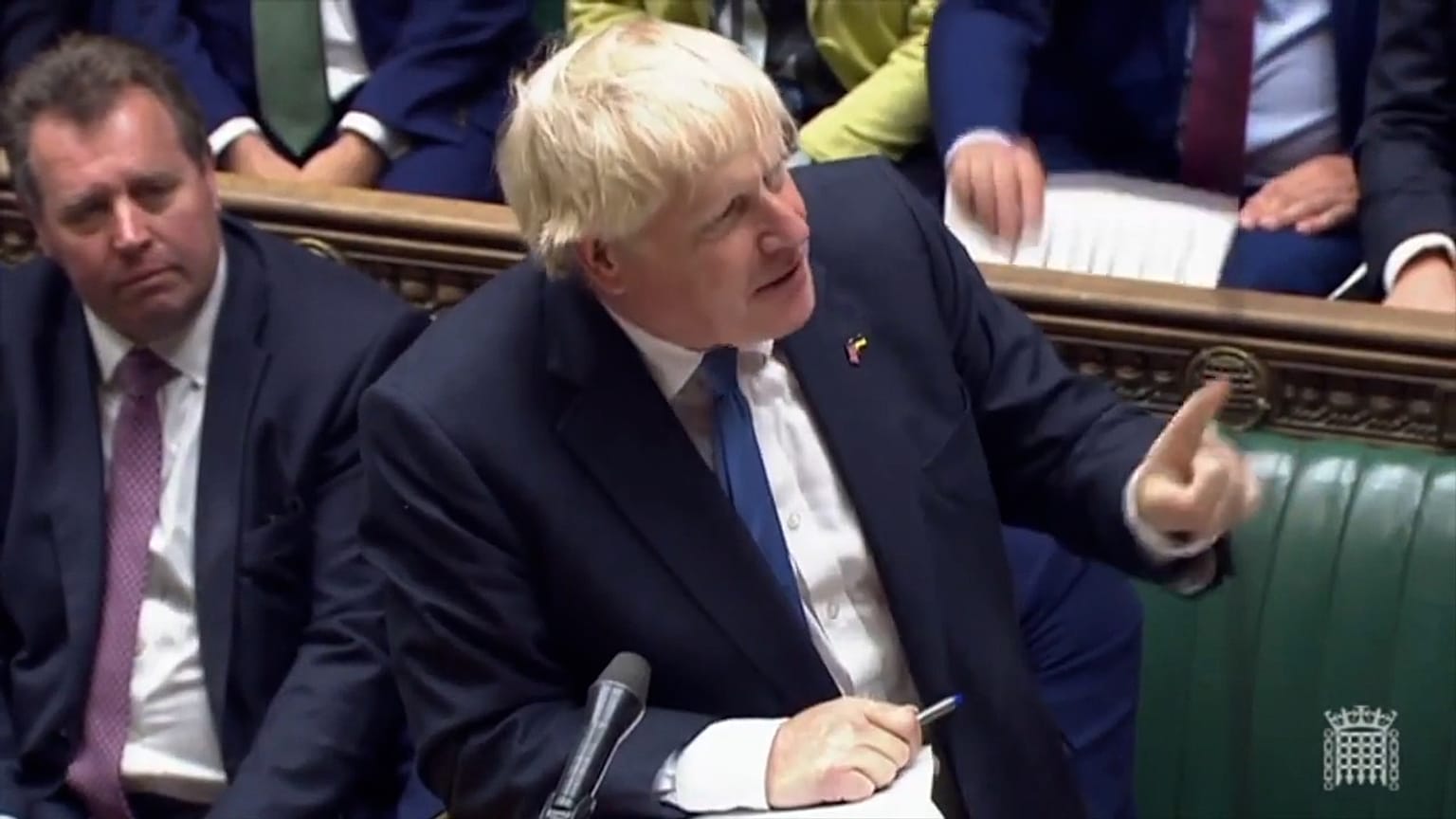 "I want to thank everybody here and hasta la vista, baby. Thank you," Johnson said.