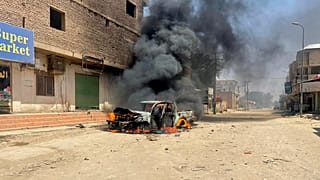 مركبة محترقة في ولاية النيل الأزرق 18/07/2022