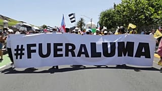 Marchas por el mal servicio de electricidad en Puerto Rico