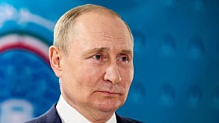 Russian President Vladimir Putin speaks to the media at the Saadabad palace in Tehran, Iran, late Tuesday, July 19, 2022.