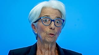 Christine Lagarde, President of the European Central Bank speaks during a press conference following a meeting of the governing council in Frankfurt, Germany, July 21, 2022.