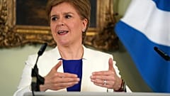 cottish First Minister Nicola Sturgeon speaks at a press conference at Bute House in Edinburgh to launch a second independence paper, Thursday July 14, 2022.