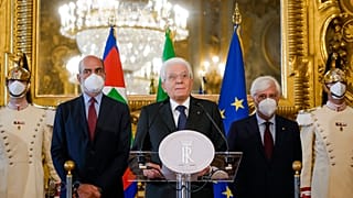 Italian President Sergio Mattarella accepted Mario Draghi's resignation on Thursday.