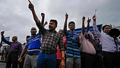 Protestos no Sri Lanka