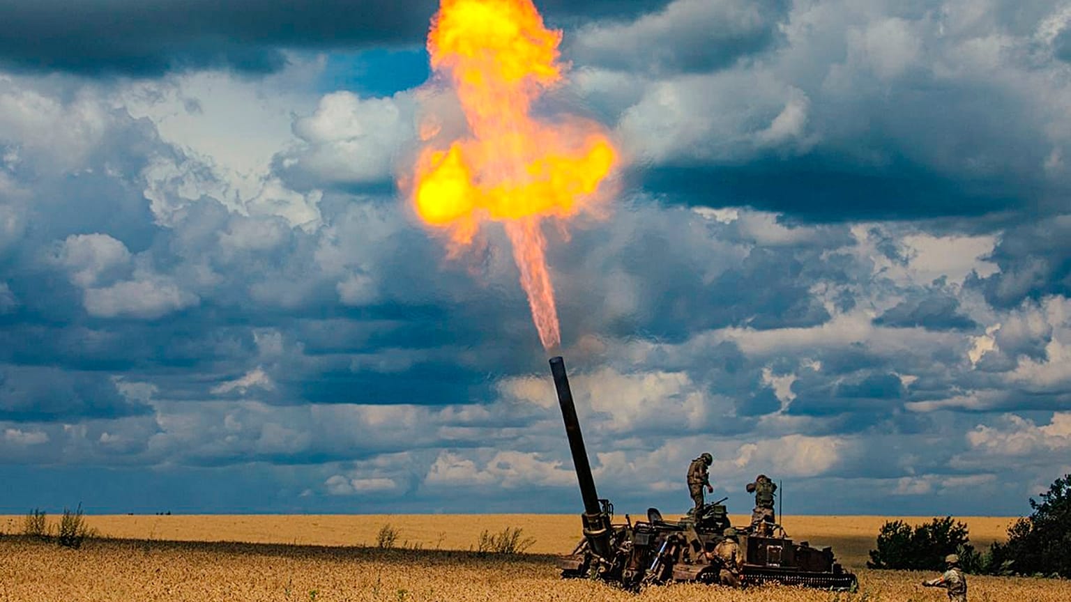 Российские военные атакуют позиции ВСУ