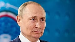 Wladimir Putin im Saadabad-Palast in Teheran, Iran, am 19.07.2022