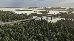 Projeto da ponte ferroviária que irá ser construída na Lituânia