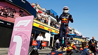 Max Verstappen nach der Zieldurchfahrt in Le Castellet