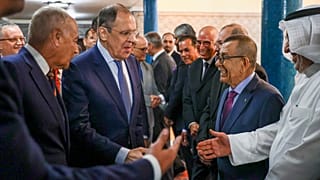 Сергей Лавров и Генеральный секретарь Лиги арабских государств Ахмед Абу аль-Гейт