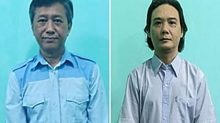 FILE - Two political prisoners executed in Myanmar