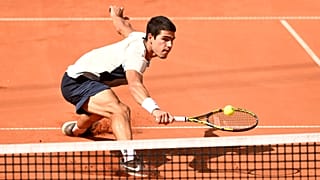 Alcaraz durante la final del domingo