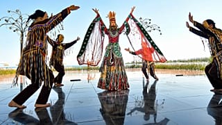 Театр танца и костюма "Эдегей" из Тувы на фестивале