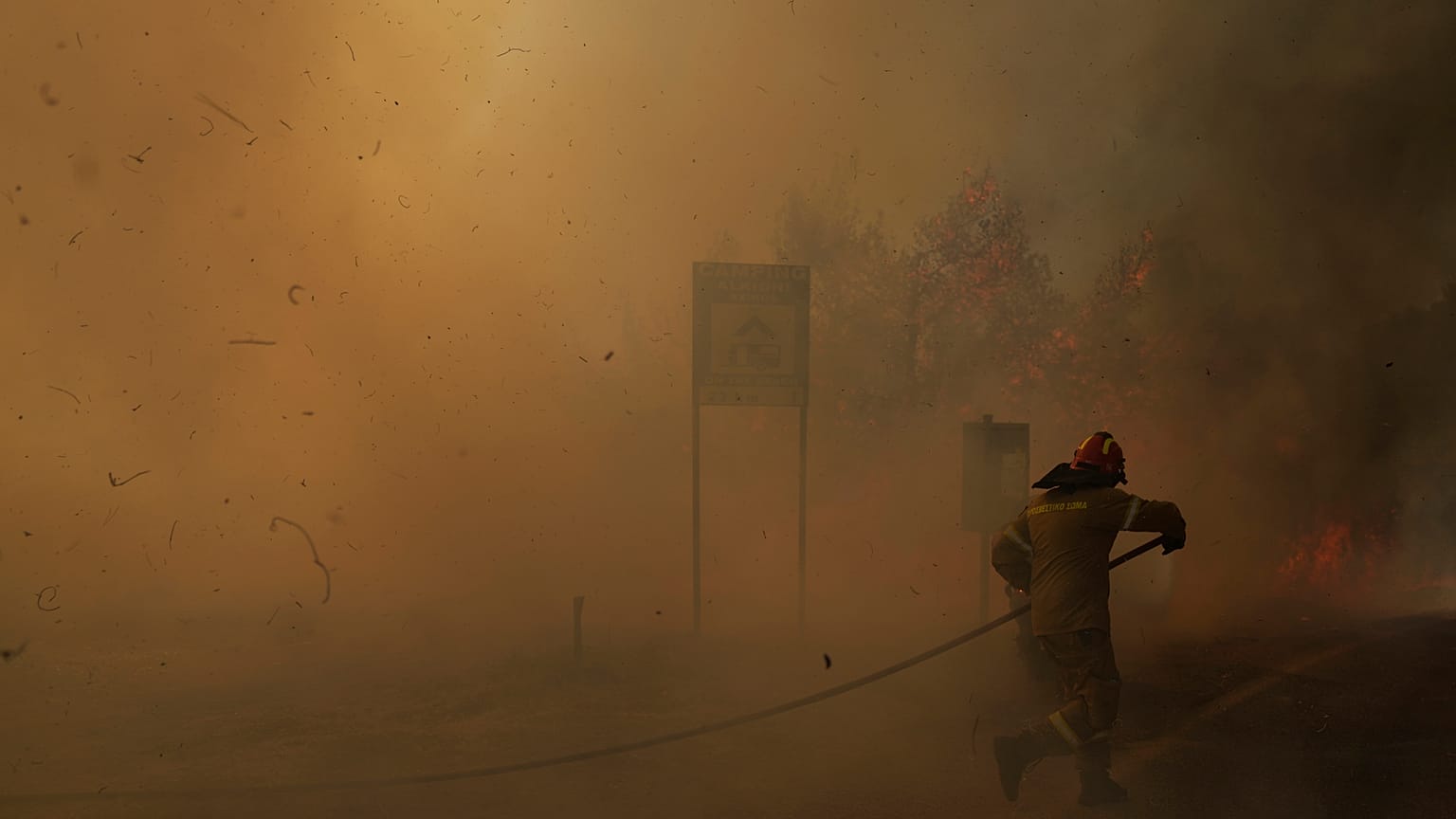 Combate aos incêndios na Europa